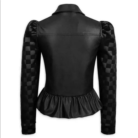 Disney Cruella Live Action Faux Leather Jacket Her Universe - Picture 7 of 11